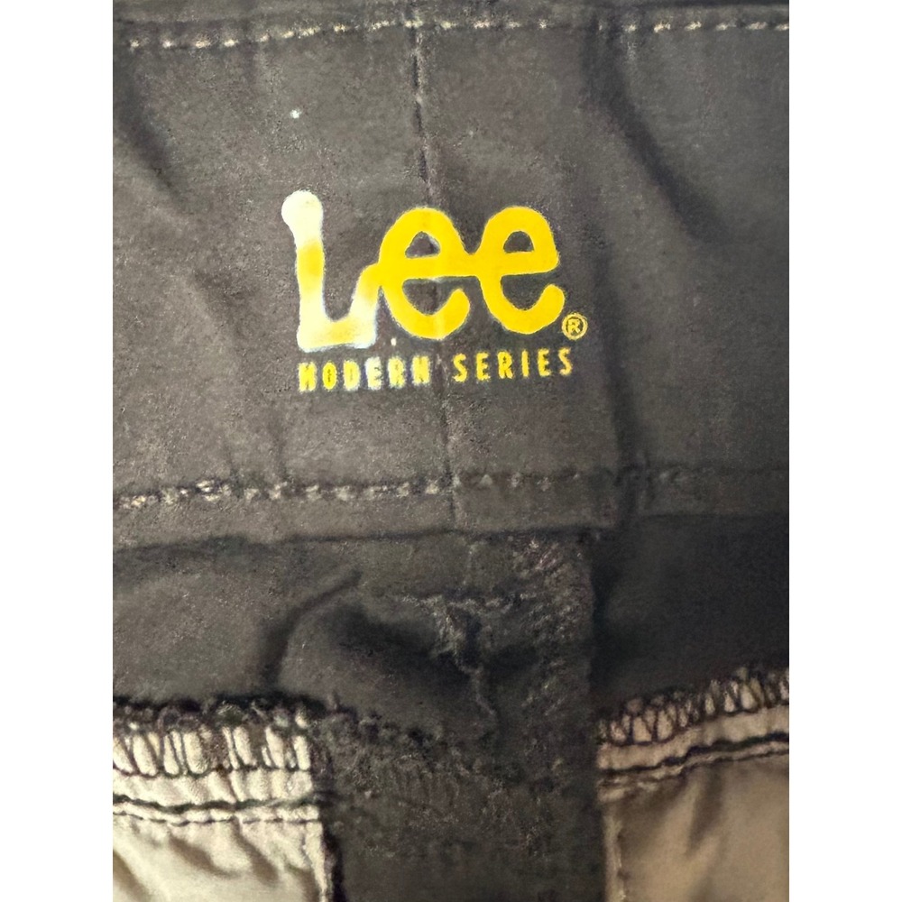 NWT Lee Modern Series Maxwell Curvy Fit Trouser Pants Brown Coffee Size 6 Long - Picture 6 of 16